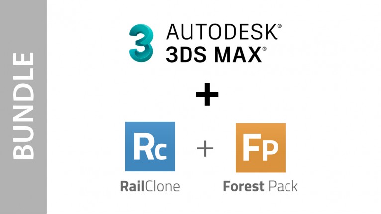 Autodesk 3ds Max + Forest Pack + RailClone - Bundle